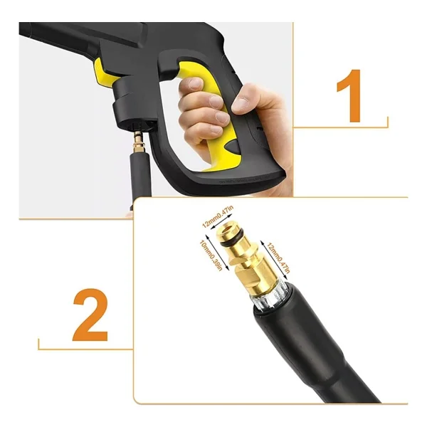 Karcher K2 K3 K4 K5 K6 K7 Uyumlu Yüksek Basınçlı Yıkama Hortumu 10 Metre Uzunluk - Görsel 4