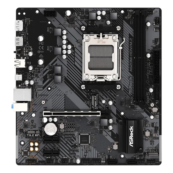 Asrock A620m-Hdv/M.2+ AMD Am5 DDR5 Micro Atx Anakart - Görsel 4