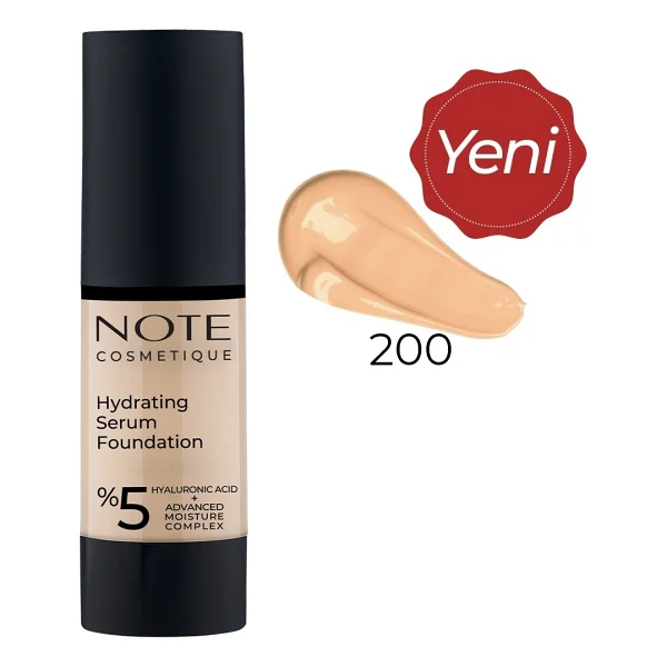 Note Hydrating Hyaluronik Asitli Spf 50 200 30 Ml Serum Fondöten - Görsel 4