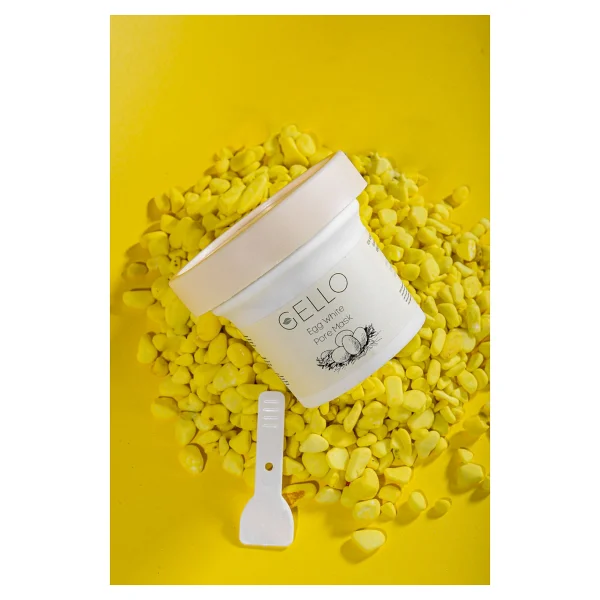 Gello Gözenek Sıkılaştırıcı Yumurta Akı Maskesi - Egg White Pore Mask - Görsel 2