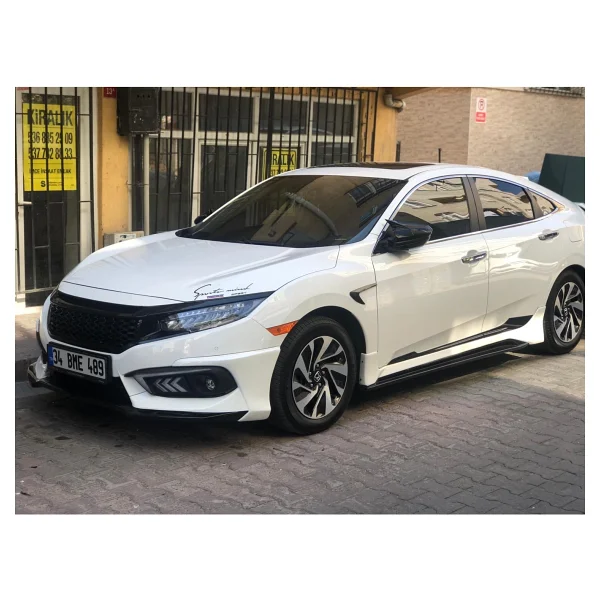 Bks Honda Civic Fc5 Mugen Yan Marşpiyel (Plastik) - Görsel 2