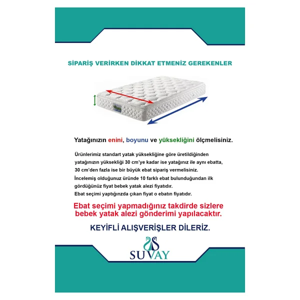 Suvay Kapitone Fitted Yatak Koruyucu Alez 160 X 200 Çift Kişilik Beyaz Renkli Yatak Alezi - Sıvı Geçirmez Değildir!) - 160 X 200 Cm - Görsel 8