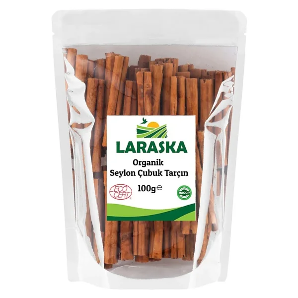 Laraska Organik Seylon Çubuk Tarçın 100 Gr - Görsel 8
