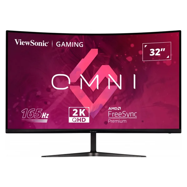 Viewsonic Vx3218c-2k 32" 1 Ms 2k Curved 180 Hz Oyuncu Monitörü - Görsel 2