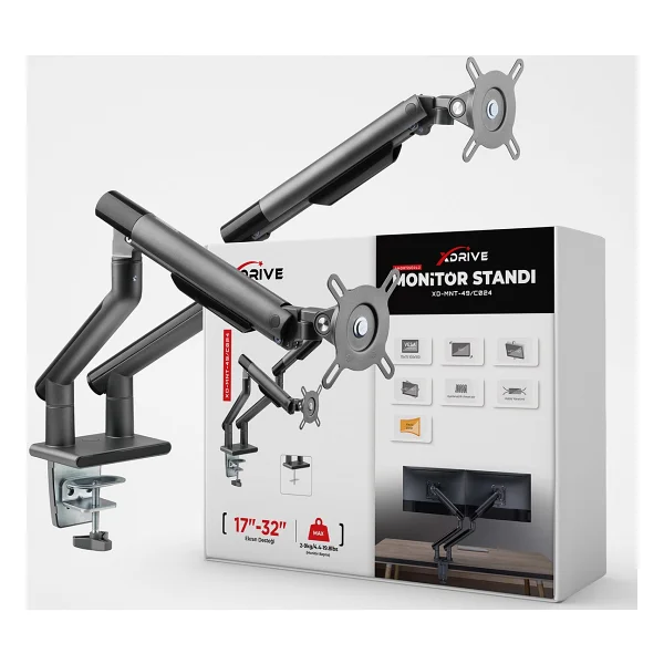 Xdrive Mnt-49/C024 17-32 İnç İki Kollu Monitör Standı - Görsel 10