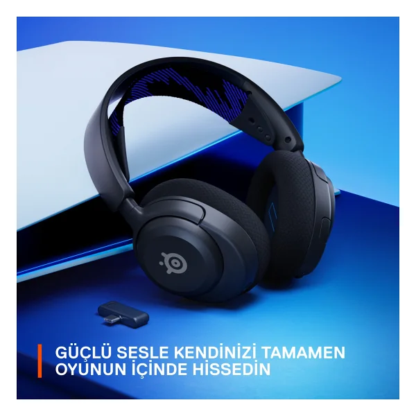 SteelSeries Arctis Nova 4P Kablosuz Kulak Üstü Oyuncu Kulaklığı - Görsel 3