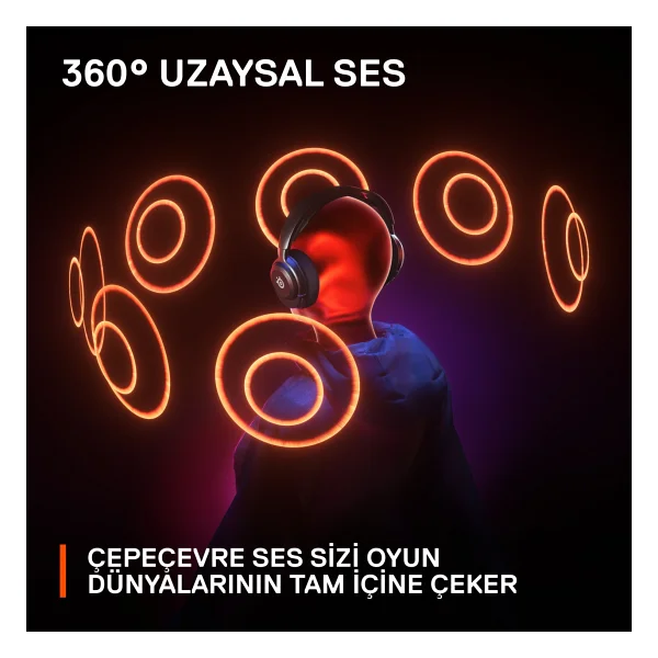 SteelSeries Arctis Nova 4P Kablosuz Kulak Üstü Oyuncu Kulaklığı - Görsel 5