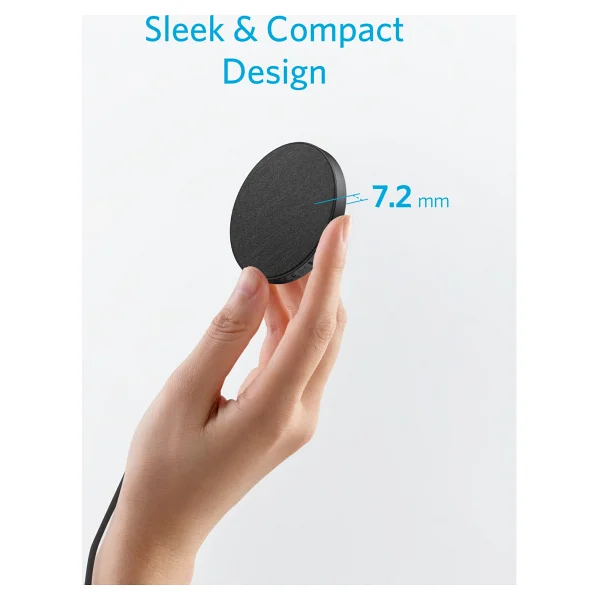 Anker Powerwave Select Plus Siyah Kablosuz Şarj Aleti - Görsel 7