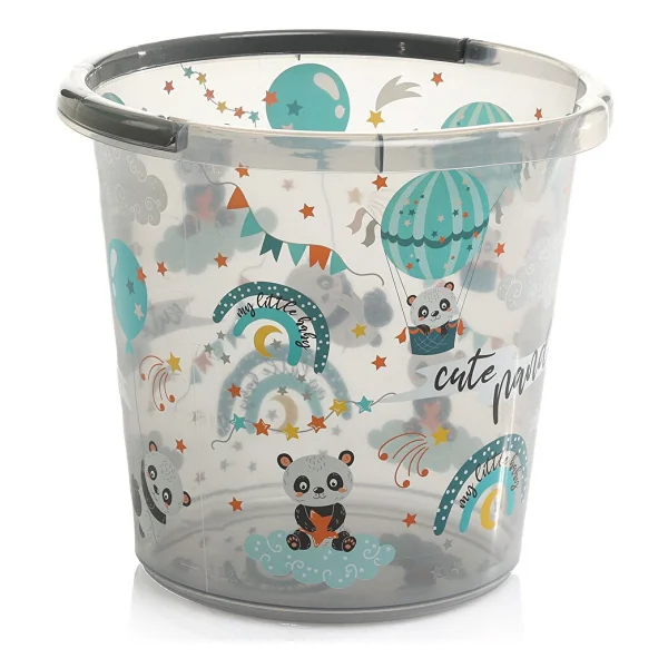 Baby Plus Panda Desenli Bebek Banyo Kovası - Görsel 9
