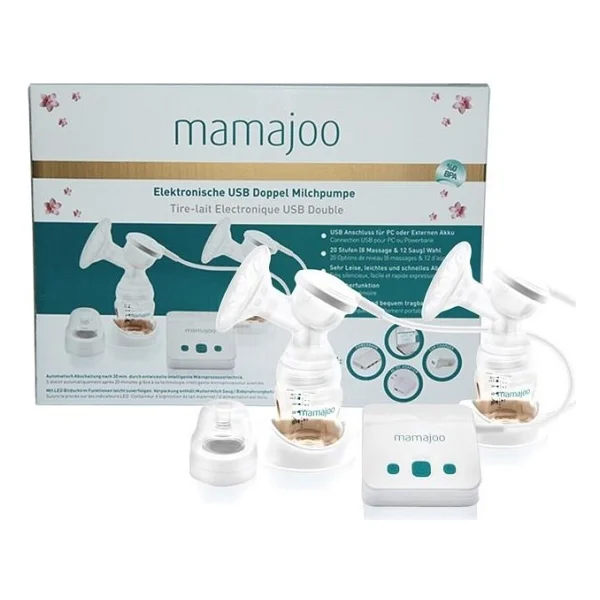 Mamajoo 2858 USB Çiftli Elektrikli Göğüs Pompası - Görsel 9