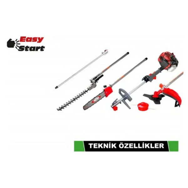 Datsu Tr 950 Mf Benzinli Tırpan - Benzinli Çitbudama - Benzinli Testere Çok Amaçlı 3'ü 1 Arada - Görsel 2