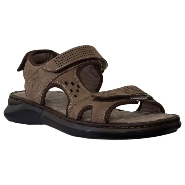 Forelli 40526-G Bruce Kum Nubuk Erkek Günlük Sandalet - 45 - Kum Rengi - Görsel 5
