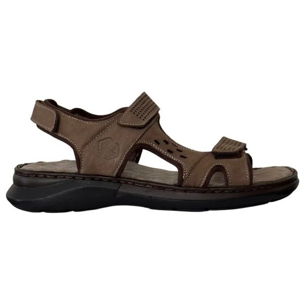 Forelli 40526-G Bruce Kum Nubuk Erkek Günlük Sandalet - 45 - Kum Rengi - Görsel 2