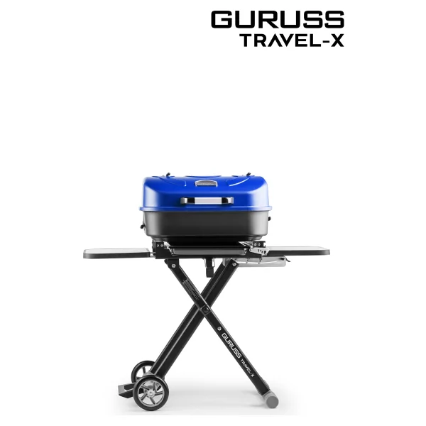 Guruss Travel-X Taşınabilir Kömürlü Gece Mavisi Mangal - Görsel 2