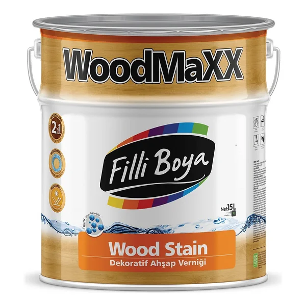 Filli Boya Wood Stain Ahşap Verniği 1 Lt. Antik Ceviz - Görsel 2