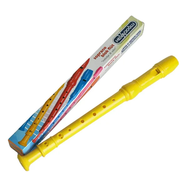 Helvacıoğlu Kırmızı Soprano Blok Flüt - Görsel 5