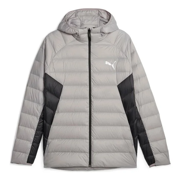 Puma Packlite 849355-14 Kapüşonlu Gri Erkek Şişme Mont - Görsel 10