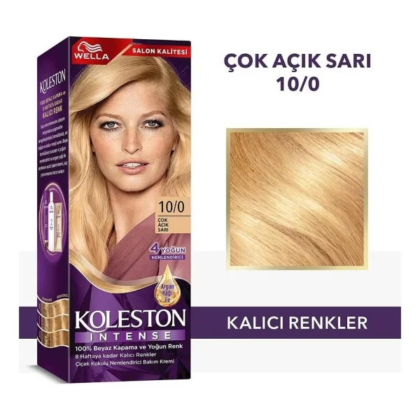 Koleston Intense 10.0 Çok Açık Sarı Saç Boyası - Görsel 9