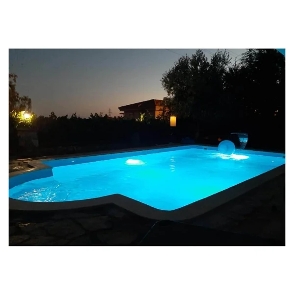 Tenda 32 Watt Smd LED Mavi Sıva Üstü Havuz Lambası - Görsel 5