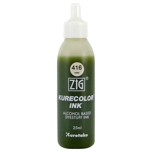 Zig Ivory 25 Ml Kurecolor Ink Alkol Bazlı Mürekkep 416 - Görsel 4