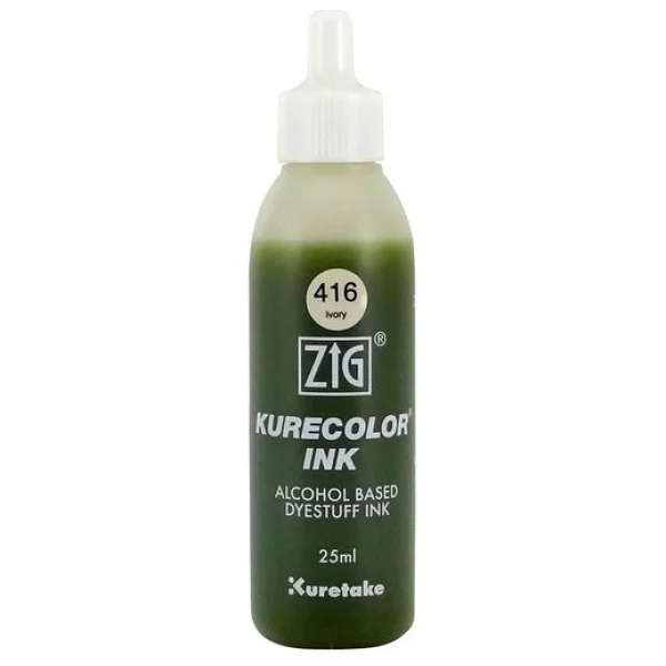 Zig Ivory 25 Ml Kurecolor Ink Alkol Bazlı Mürekkep 416 - Görsel 2
