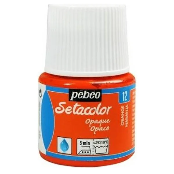 Pebeo Opak Kumaş Boyası 12 Orange 45 Ml - Görsel 2