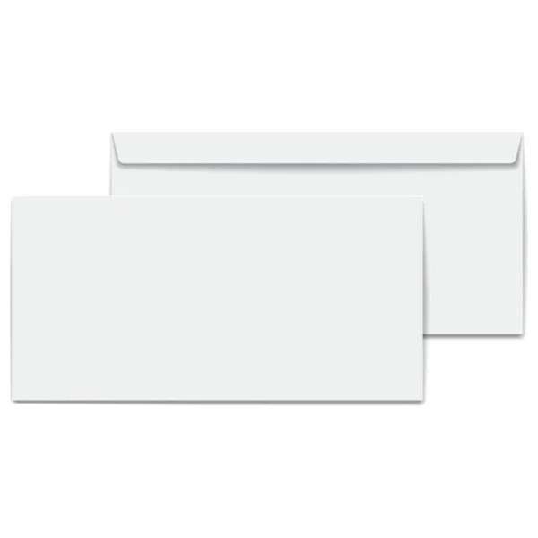 Limmy Diplomat Zarf Penceresiz 105 X 240 Mm Beyaz - 20 Adet - Görsel 2