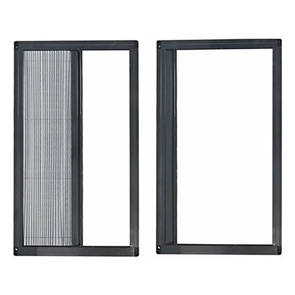 Oneplise Plise Pileli Sürgülü Kapı Sinekliği (Demir Kapı Ahşap Kapı Çelik Kapı Pimapen Kapı) - Antrasit - En: 120 Cm - Boy: 220 Cm - Görsel 5