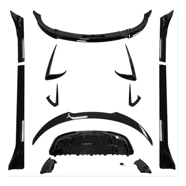 Tesla y model body kit aero kit pianoblack