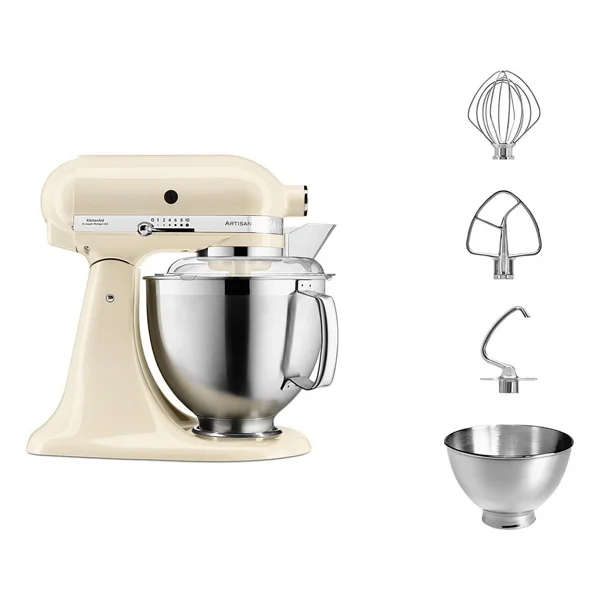 Kitchenaid Artisan 5ksm185pseac 300 W 4.8 Lt Almond Cream Hamur Yoğurma Makinesi - Görsel 3