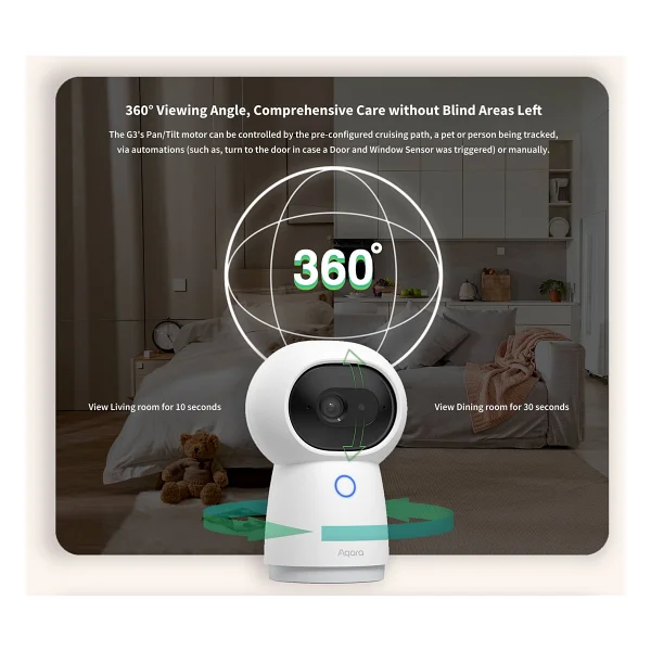 Aqara G3 Akıllı Ip Wi-Fi Güvenlik Kamerası - Görsel 6