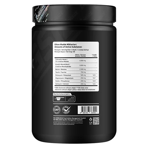 Kingsize Nutrition Crea Complex 750 Gr - Görsel 2