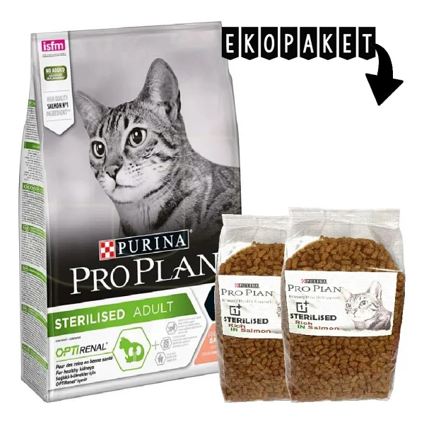 Pro Plan Sterilised Somonlu 2 Kg Kısırlaştırılmış Yetişkin Kedi Maması- Açık Paket - Görsel 3