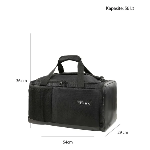 Puma Training Sportsbag M Unisex Spor Çantası 07885301 - Siyah - Görsel 2