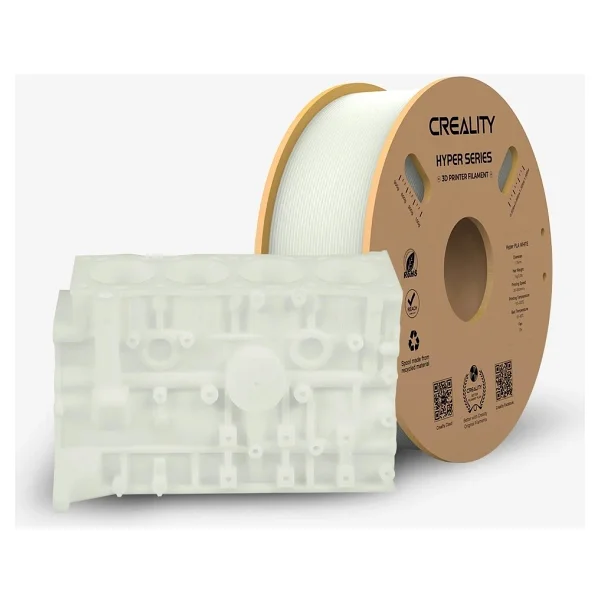 Creality Hyper Pla 1.75 Mm 1 Kg Beyaz Filament - Görsel 2