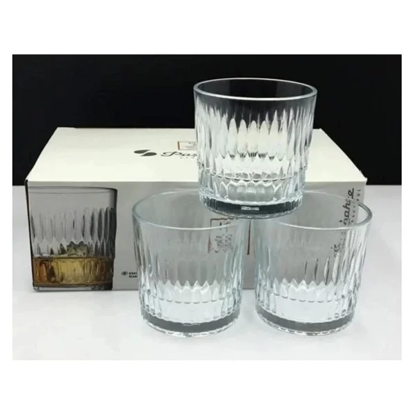 Paşabahçe Rain 520254 300 Cc 3'lü Viski Bardağı - Görsel 3