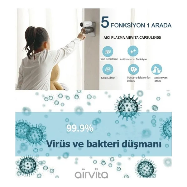 Airvita Air Capsule 400 Ozon Makinesi - Görsel 3