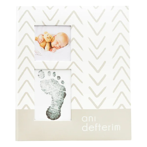 Fufizu Modern Bebek Anı Defteri - Ilk 1 Yıl Hamilelik Ve Anne Günlüğü Ajandası + Baskı Kiti - Görsel 3