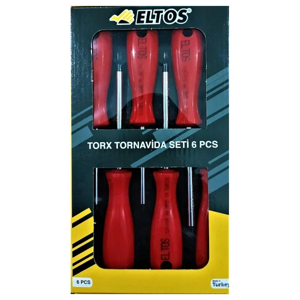 Eltos Torx 6 Parça Tornavida Seti - Görsel 2