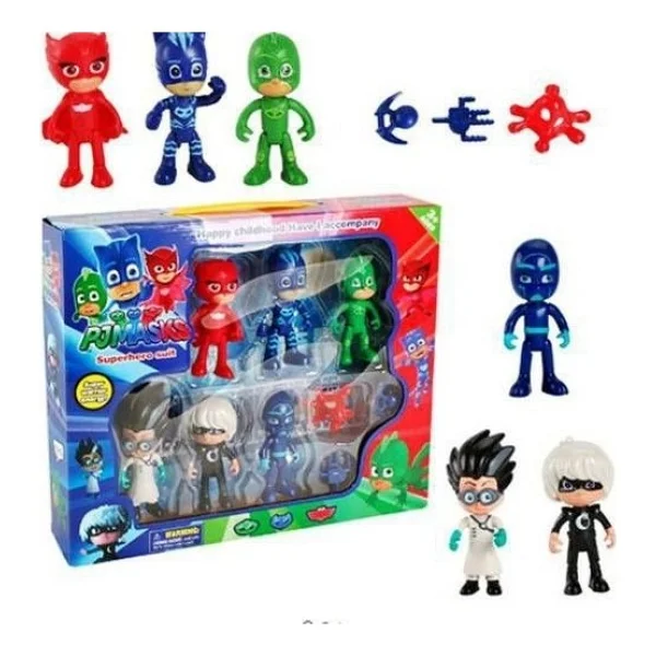 Pj Masks 10'lu Pijamaskeliler Figür Seti - Görsel 2