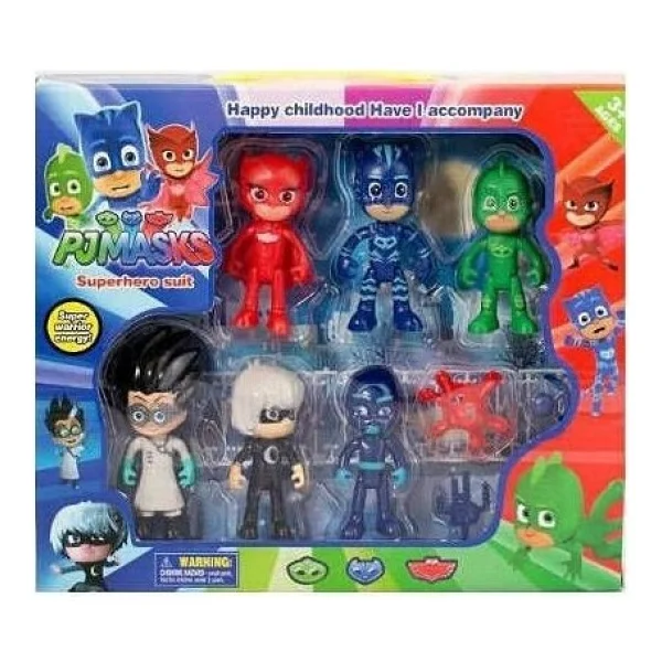 Pj Masks 10'lu Pijamaskeliler Figür Seti - Görsel 3