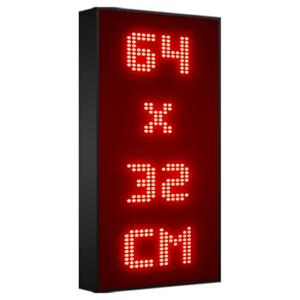 Depo Tabela Reklam Sarı Kayan Yazı LED Tabela 64 X 192 Cm Tek Taraflı - Görsel 8