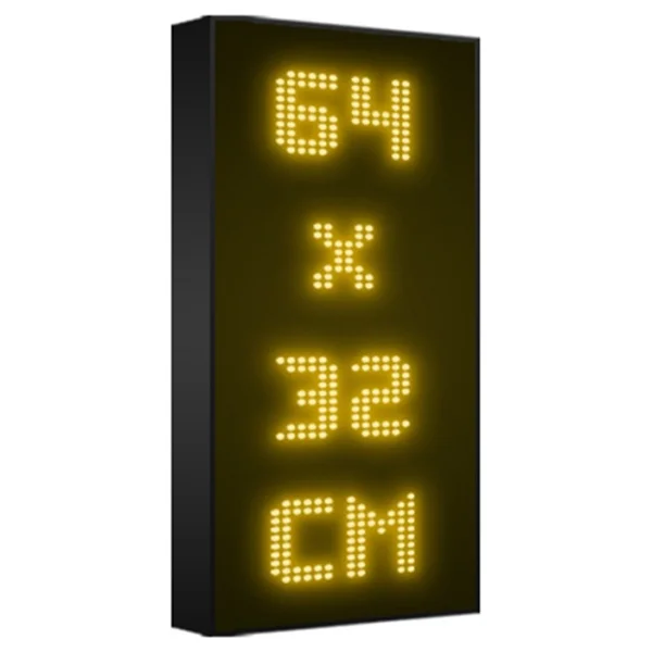 Depo Tabela Reklam Sarı Kayan Yazı LED Tabela 64 X 192 Cm Tek Taraflı - Görsel 7