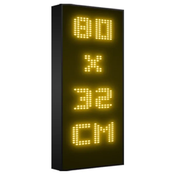 Depo Tabela Reklam Mavi Kayan Yazı LED Tabela 96 X 64cm Tek Taraflı Depo Reklam Tabela - Görsel 8