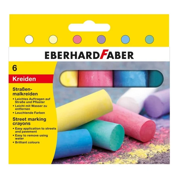 Eberhard Faber Sokak Işaretleme Pasteli 6 Renk - Görsel 2