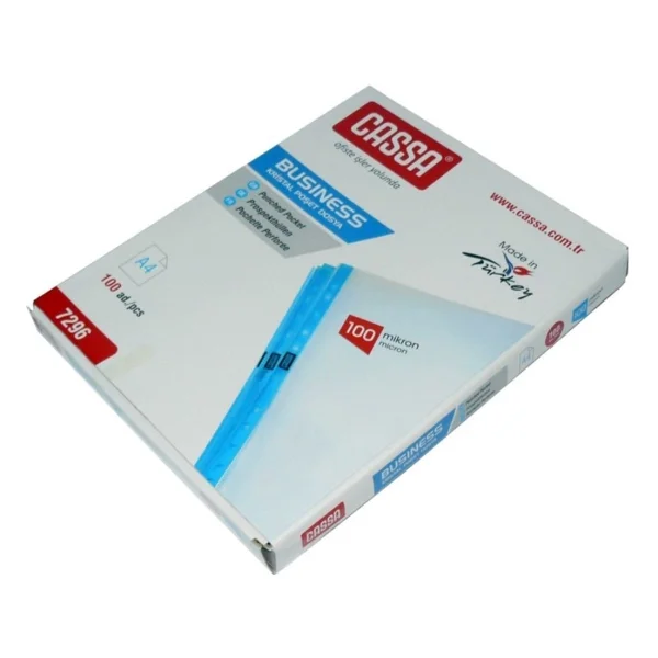 Cassa Business Kristal Poşet Dosya 100 Mikron 100'lü 7296 - Görsel 2