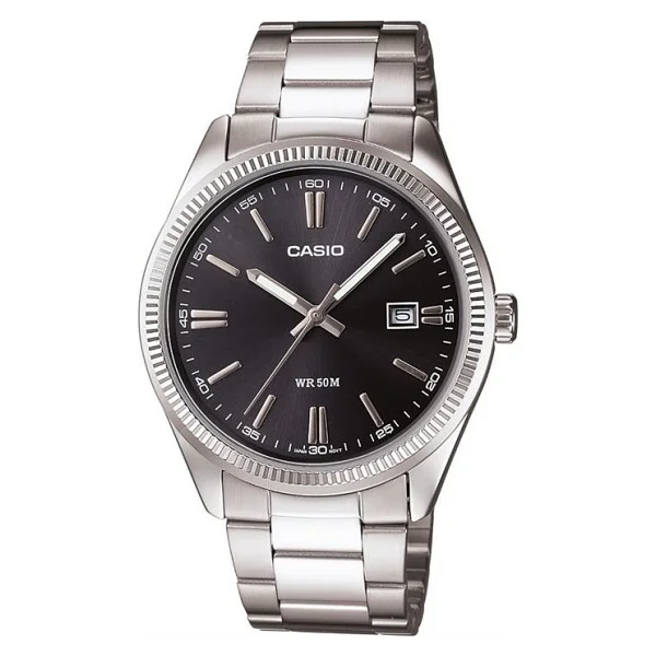 Casio Standart Mtp-1302d-1a1vdf Gümüş-Siyah Erkek Kol Saati - Görsel 6