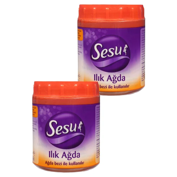 Sesu Turuncu 250 Gr 2 Adet Ilık Ağda - Görsel 4