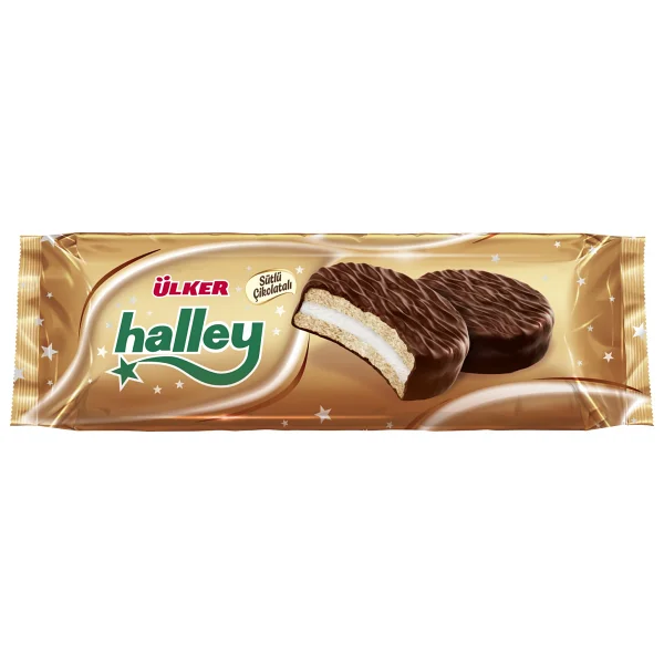 Ülker Halley Çikolata Kaplı Bisküvi 240 Gr - Görsel 8