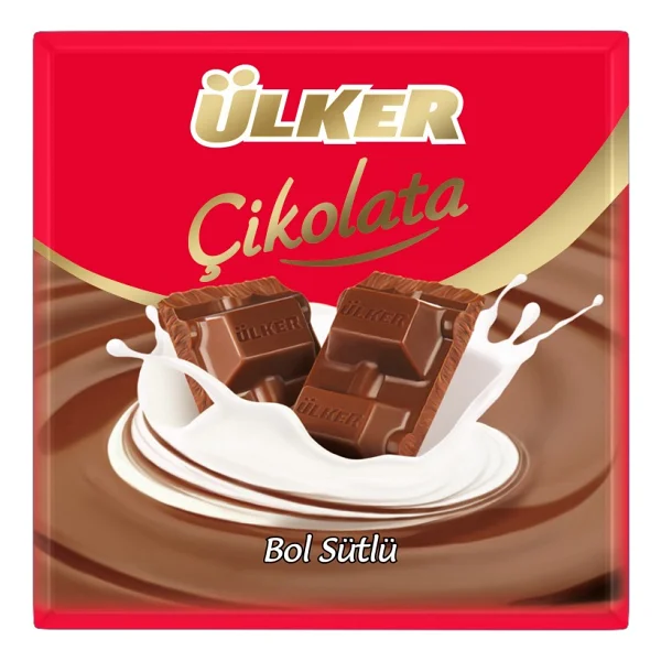 Ülker Sütlü Kare Çikolata 60 Gr - Görsel 2